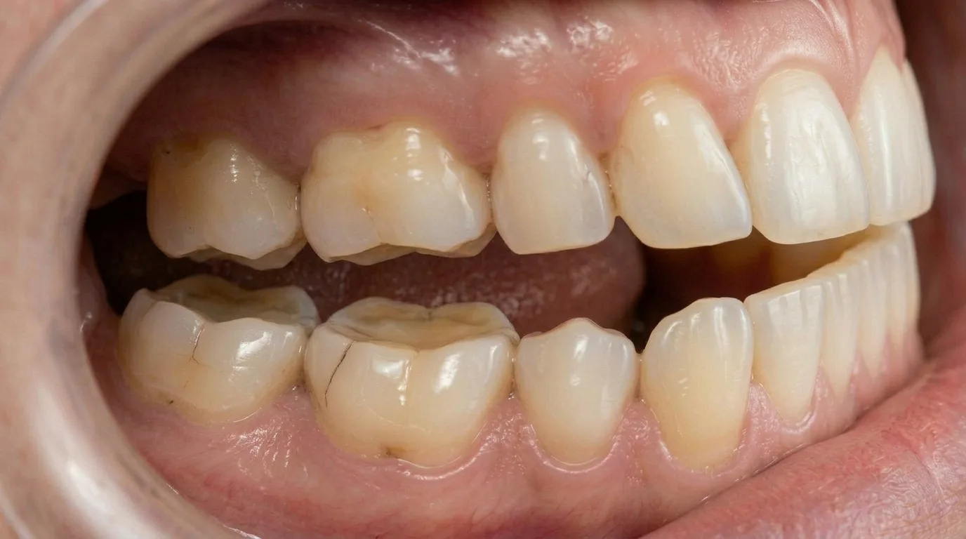 Mild bruxism – early signs of teeth grinding wear