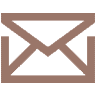 letter icon brown