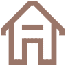 house icon brown