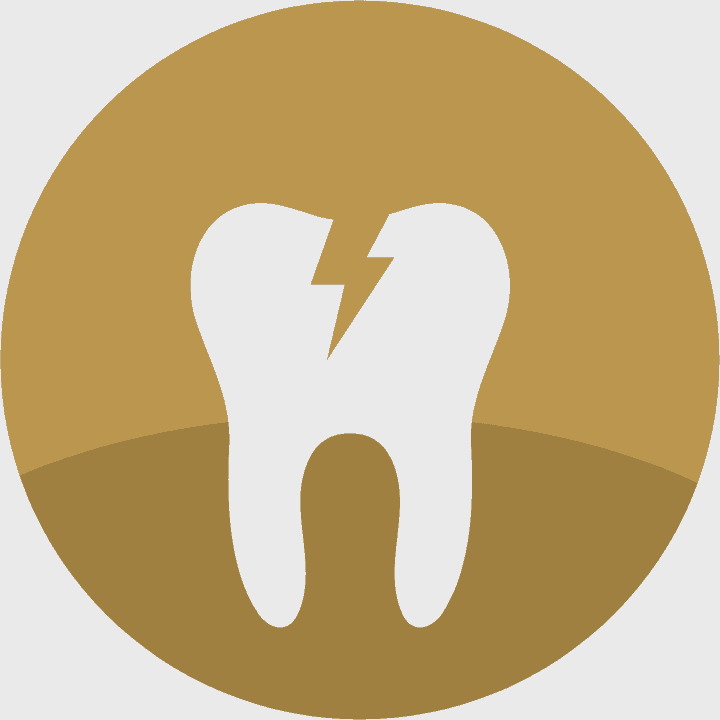 Cracked Chipped Or Broken Teeth Treatment golden icon