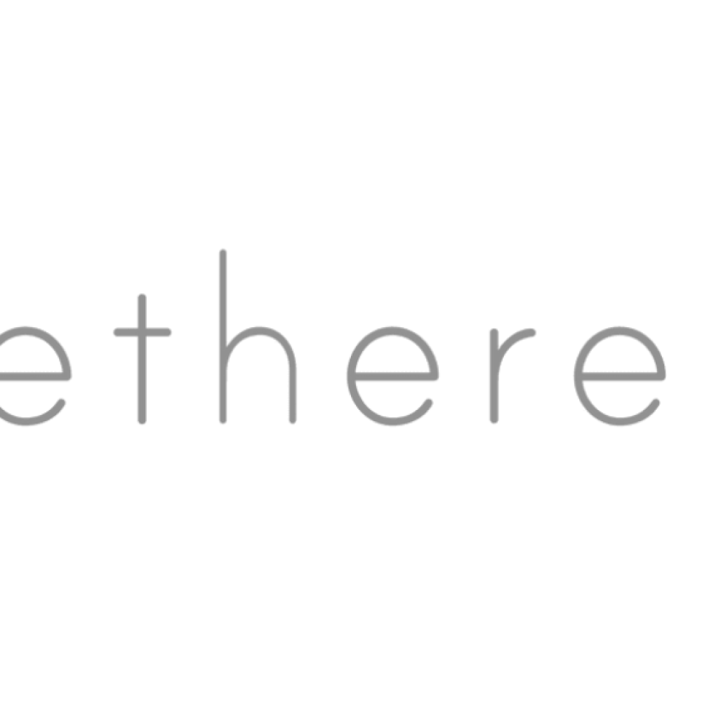 ethereum logo black and white